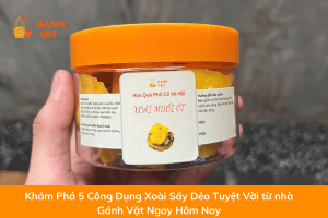Khám Phá 5 Công Dụng Xoài Sấy Dẻo Tuyệt Vời từ nhà Gánh Vặt Ngay Hôm Nay