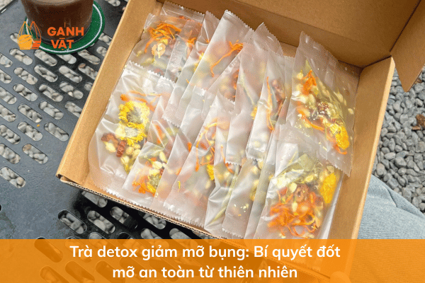 Trà detox giảm mỡ bụng: Bí quyết đốt mỡ an toàn từ thiên nhiên